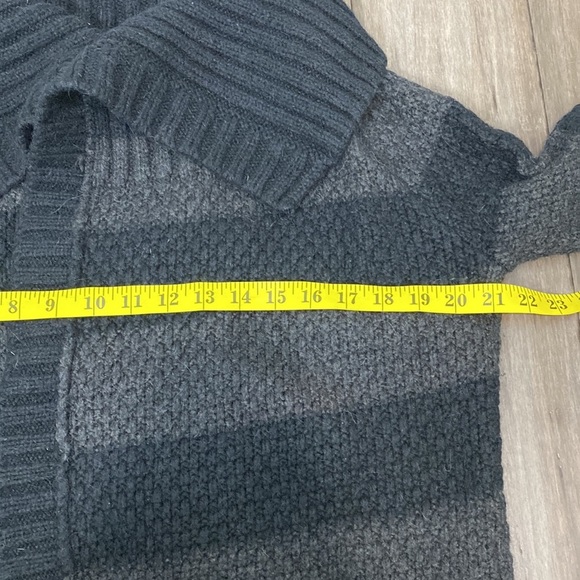 Vince Alpaca Wool Sweater cardigan gray open front - Picture 5 of 6